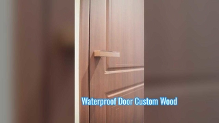 Waterdichte moderne binnendeur op maat massief hout